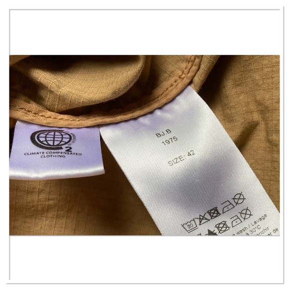 Ganni Ripstop Cotton Chino Puff Sleeve Midi Dress A Line Silhouette Tan Size L - Picture 8 of 11